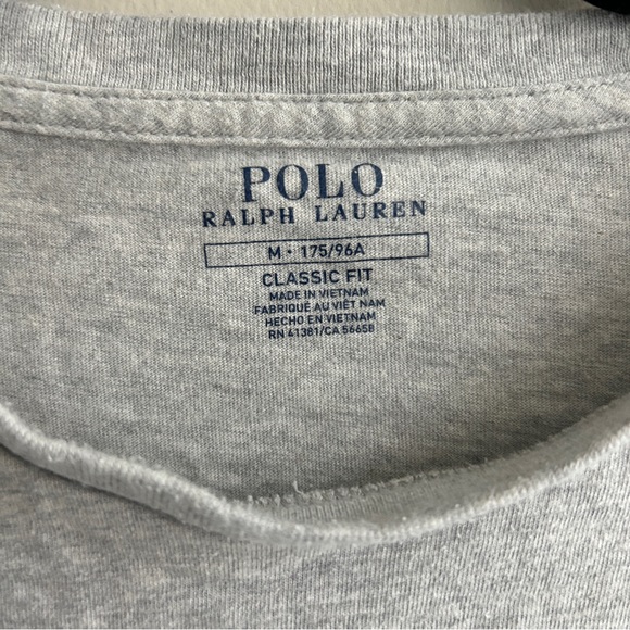 Men’s Grey Polo Tee - Picture 3 of 4
